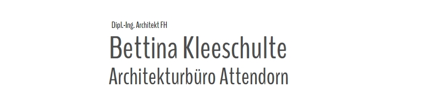 Bettina Kleeschulte Architekturbüro Attendorn Logo
